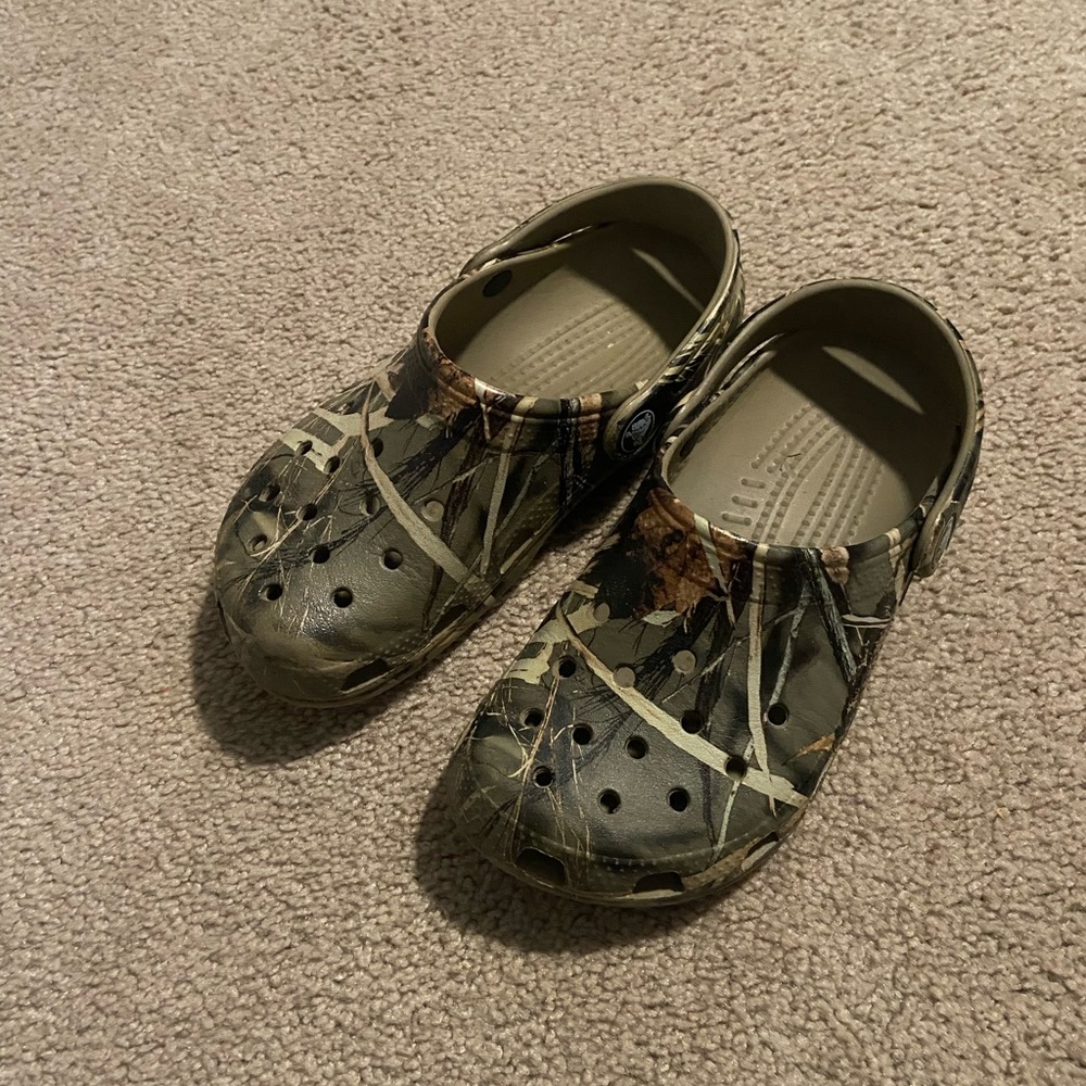 Kids Camouflage Crocs